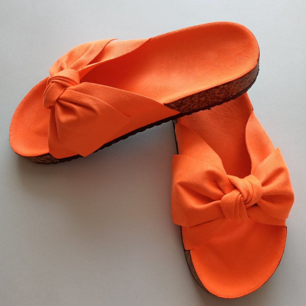 Orange Sandal, New, Forever, " Size 6"